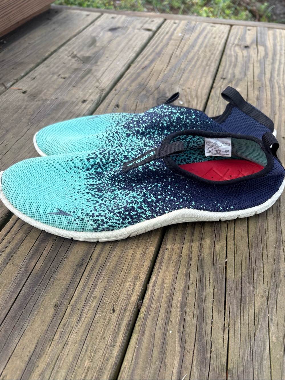 Speedo Women's Surf Knit Water Shoe, Mint Splash 8